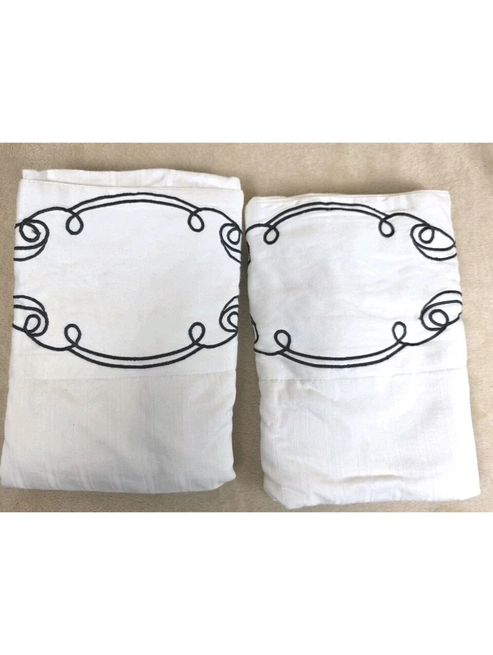 vintage embroidered bed sheets Linens